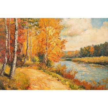 Autumn Forest Oil canvas